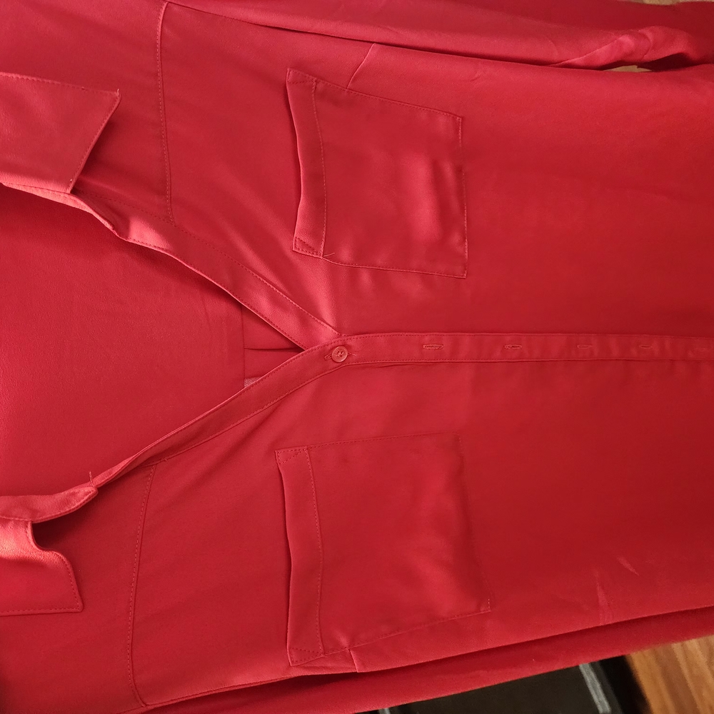 Red Women's Blouse